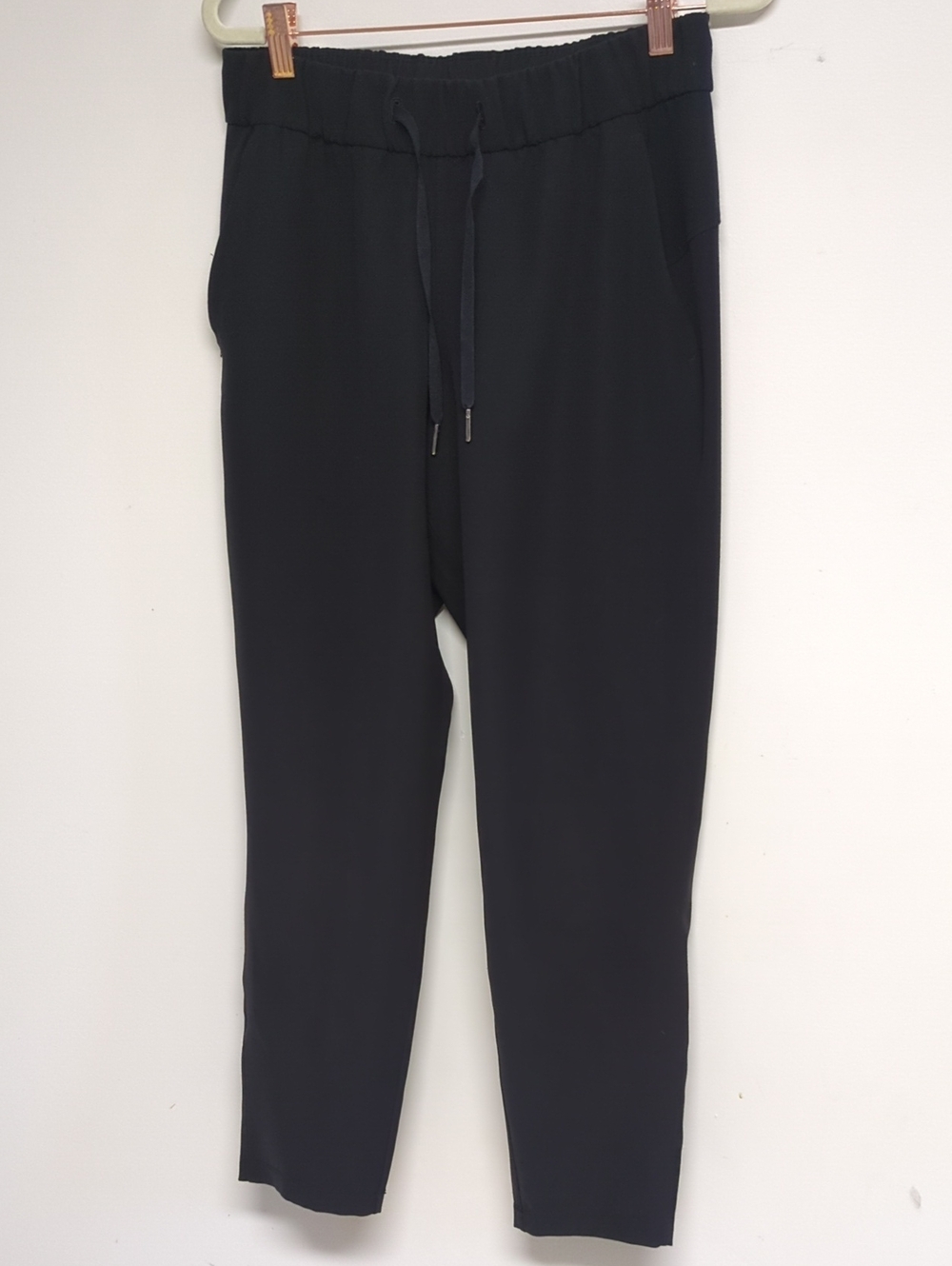Lulu On The Fly Woven Black Women's Pants Size 6 - Picture 5 of 8